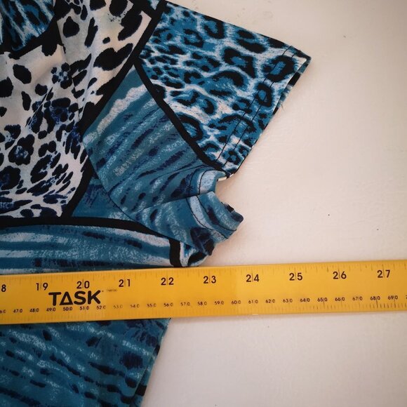 Classic Editions Ladies Animal Print Size XL Made in Canada Top - Picture 8 of 10